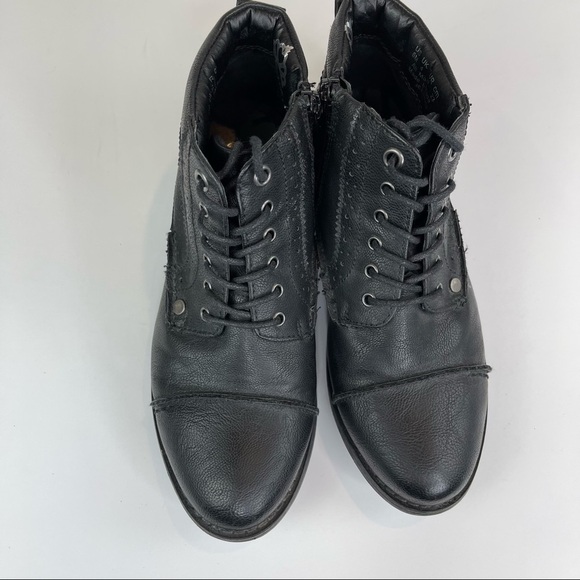 Fergalicious Jerry Black Lace Up Boot Low Shaft 6 - Picture 16 of 17